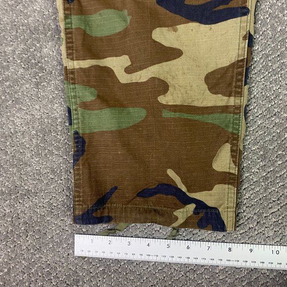 Trousers Hot Weather Woodland Camo Pattern Combat Mens Medium Long Military Pant - Picture 14 of 16